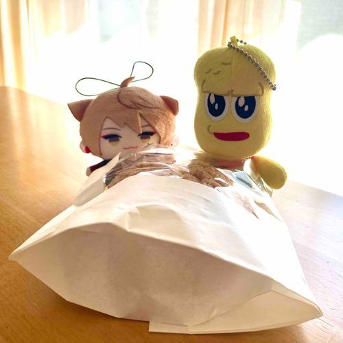 ぴーな つさん と めろ ん ぱん たべる すよ！