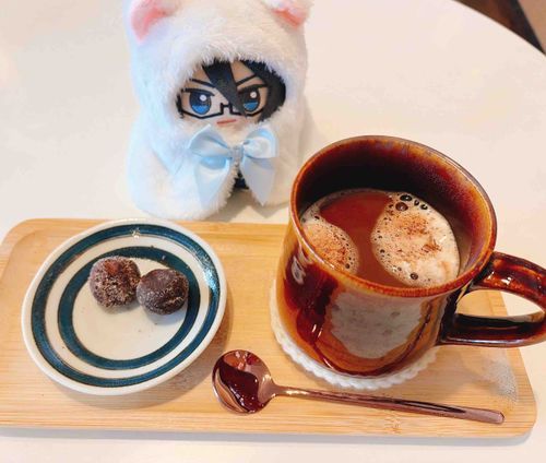 ましゅまろがのっているな☕️