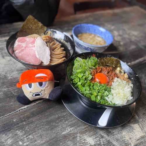 めん かみきらんと すすりきって たべて な♪