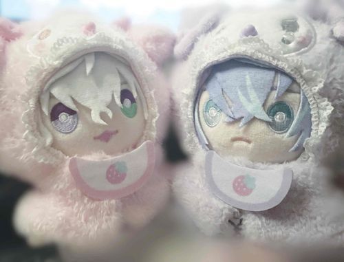 おそろい👶🏻ྀི‪‪👶🏻ྀི‪‪❤︎‬
カゲツさんのマイメロモノマネが大好きなので🐰採用