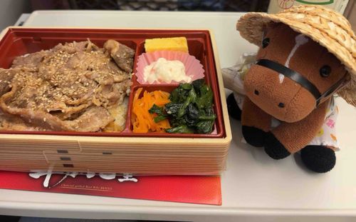 おどう、駅弁だよ。美味しそうだね