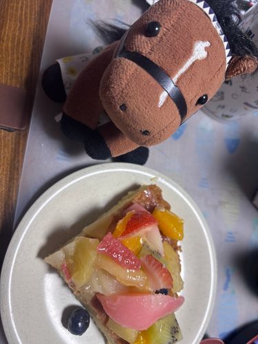 縦になっちゃった…
おどう、フルーツタルトだよ