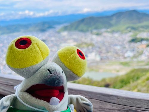 ぎふけん　いてきたよ！
おしろ　のぼったの　めちょ　たのしかたな〜！けしき　さいこ〜！