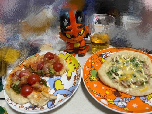 きのうはピザパーティだった🪅