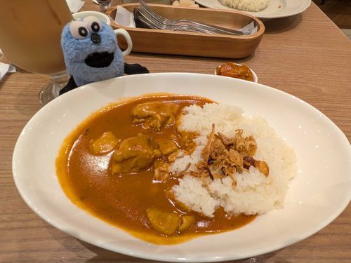 バターチキンカレーを食べたよ！
甘口で美味しかったよ！