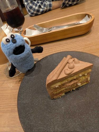 トップスのチョコレートケーキだよ！美味しかった！