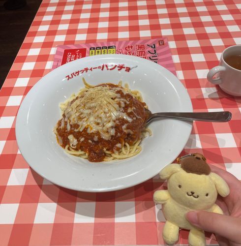 ミートソースパスタ🍝
