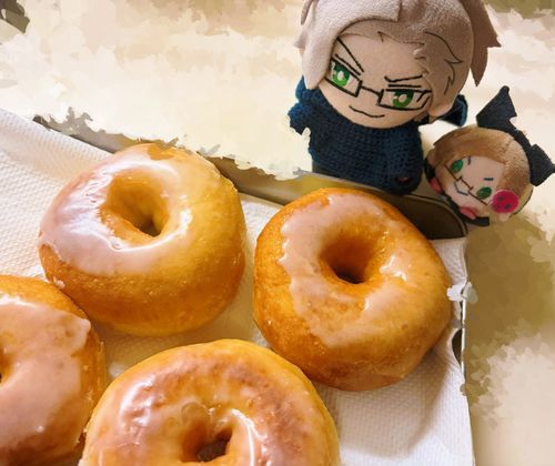 今日はじゅとぬ長男とまめでドーナツ🍩ドーナツ🍩