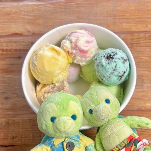 ぼくたち、POP10のなかまじゃないよ〜🍨
バスキンのよくばりフェスに参戦だ〜❤️‍🔥
ずっとたべたかったキウイ杏仁たのしみ😋