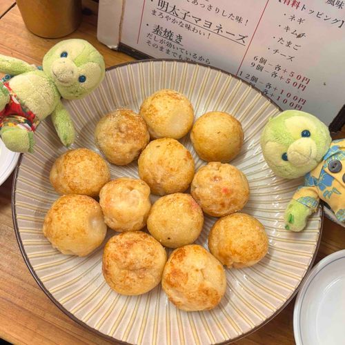 ぼくたち、13〜14こめのたこ焼きじゃないよ〜🐙