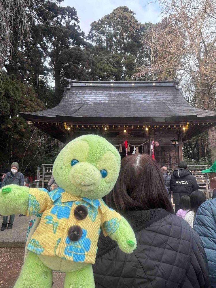 ことしもかわいいふわもこのみんなとごえんがありますように🙏⛩️