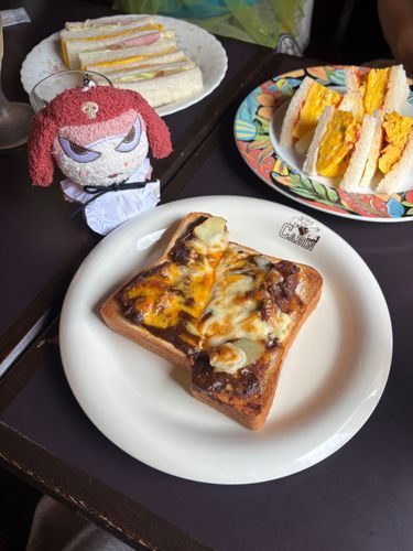喫茶店来たよ