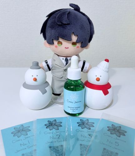 1月30日
ジャスミンのアロマオイルと雪だるまのアロマストーンだ