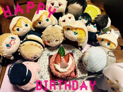 んば(きょ は あるじの たんじょび だや！
よし(みんなであつまって おいわい しました✨
おめでとう〜㊗️