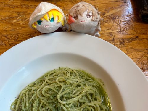 んば(おひるはじぇのべえぜをたべたや！
よし(つめたくておいしかったです✨