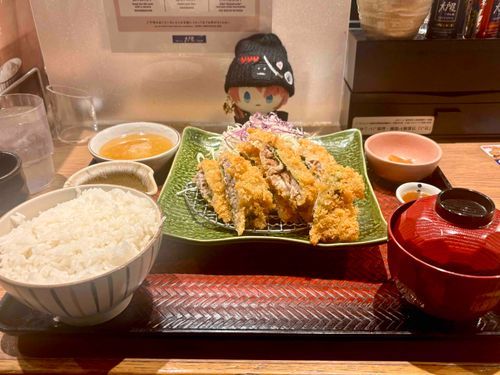 これ、おおとやの かつおとうめの はさみあげ
あるじがめずらしく ごはんをおおもりにしたくらいには おいしいみたいだよ