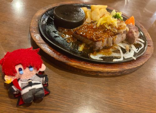 ちいさなすがたを てにいれた ボクだよ
ユズとショウガの わふうすてーき、だって。ごはん、たりる？