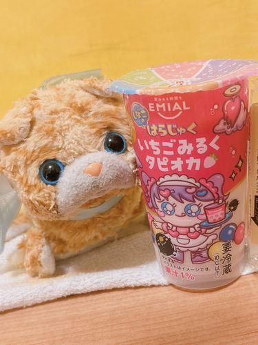 しなこちゃんのいちごミルクタピオカ🧋♡♡ピンクのタピオカがキュートなの🩷🎀🩷