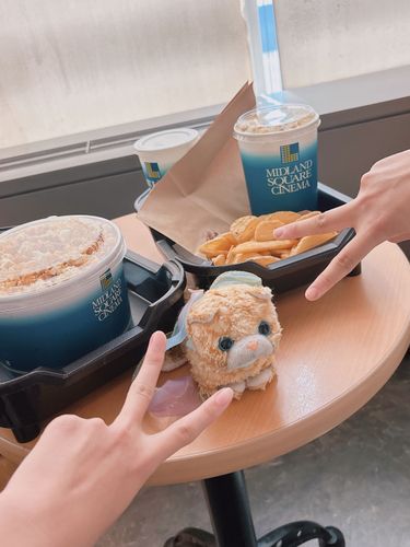 飼い主さんのお友達とプラダを着た悪魔を見に行ったよ〜🦹‍♀️