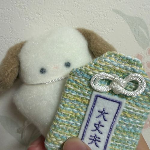 おまもり作ったよ！
これできっとだいじょぶだ(*´˘`*)
