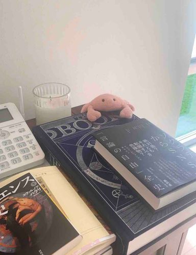 今朝の師(🦀)の教え:
「人は本を３日読まねば、読んでいない顔になるのだ！」
