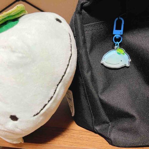 まいなのキーホルダー…！？
一緒に会社に行くんだって！