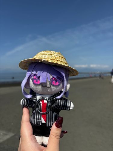 海だあああ🌊
今日は主が海で踊るみたい〜！
楽しみだね、たこせん！