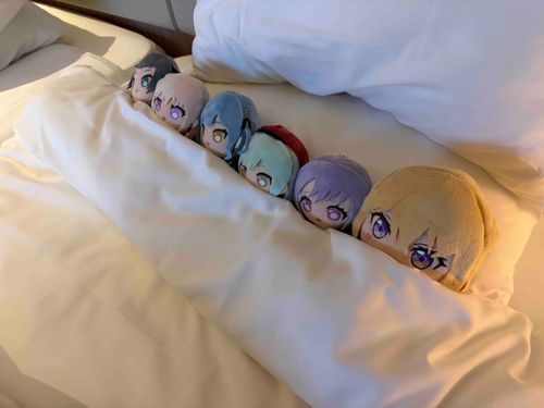 みんな、おはよう。ホテル泊まった時の写真だよ。みんな一緒で楽しかったね。今日も一日頑張ろうね✨