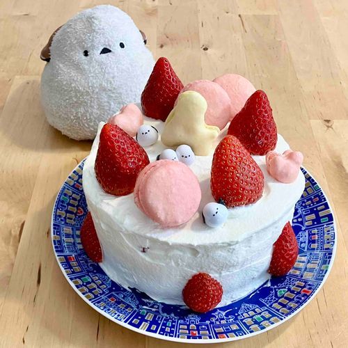 🐣お姉ちゃんがあたちにお誕生日ケーキを作ってくれたでち😊わーい、わーい😊うれちでち💗
👩かなり大掛かりだったわ😌1日では厳しかったから2日かけて作ったの。シマちゃんサイズで小さいケーキだけど、4歳のお誕生日ケーキに喜んでくれてよかったわ🤭💗そしてわたしも誕生日よ😊