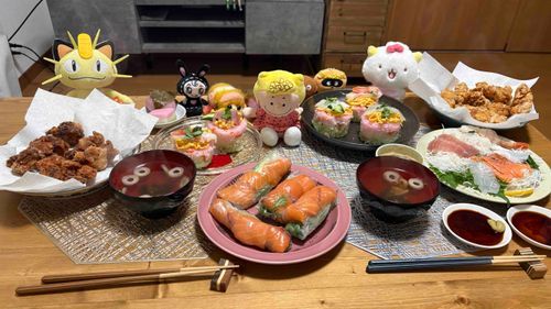 ひなまちゅりだよ〜🎎🍡🌸