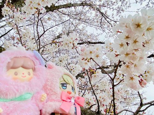 おそろいピンクです！