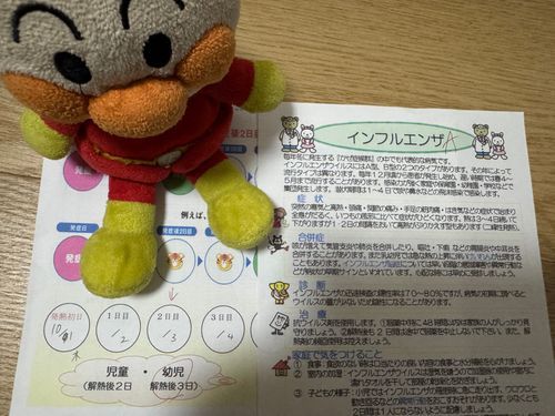 ｢自宅療養🏡｣

１週間ちょいの連休が終わりかけてましたが、昨日娘が通ってる保育園からお迎え要請がかかり🤙🏻
昨日今日と発熱が続き、本日インフルエンザA型と確定しました🤒
娘の看病でもうしばらく連休は続きますが、皆さま流行りのウイルスには気をつけてください😷

#アンパンマン🍞