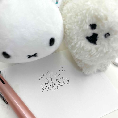 かいぬしさんのラクガキ
はっけん。
にてる…？🐰🌷🐶