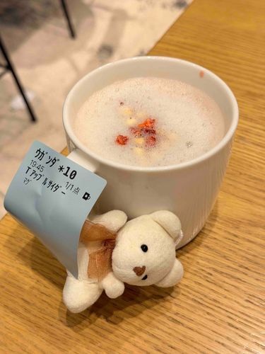 話題のホットアップルサイダー🍎🐻🍎