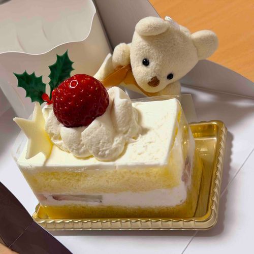 🎄クリスマスケーキをいただきます🍰