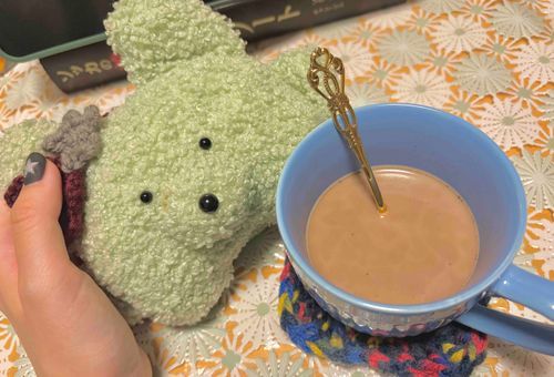 ココア飲んでねんねするよ~
かわいいね わんちゃんだいすきだよ
