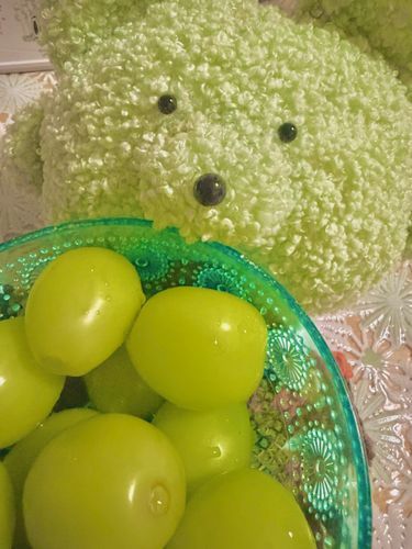 ひさしぶり？
わんちゃん色のシャインマスカット≈♪