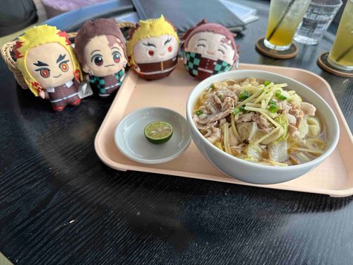 冬のにゅうめんです。