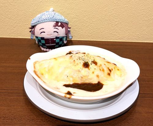 駅に着いたらすごく人多くて。
疲れていたしゆっくりしたかったので、移動してグラタンオムライスいただきました。
熱々で美味しかった😋
ごちそうさまでした☘️