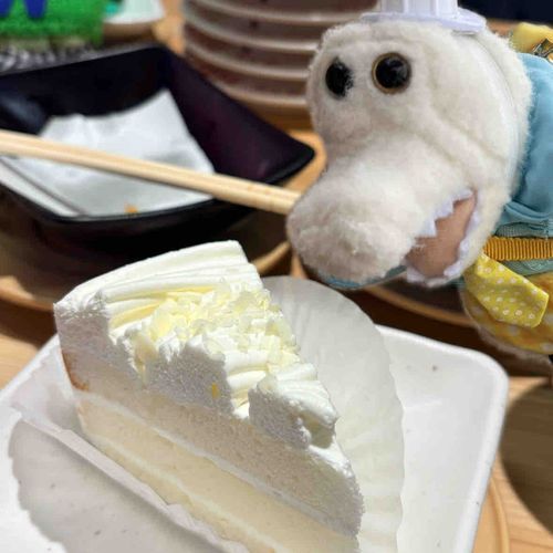 エ？そのケーキ、ホーリーのじゃないの？（チロリ）