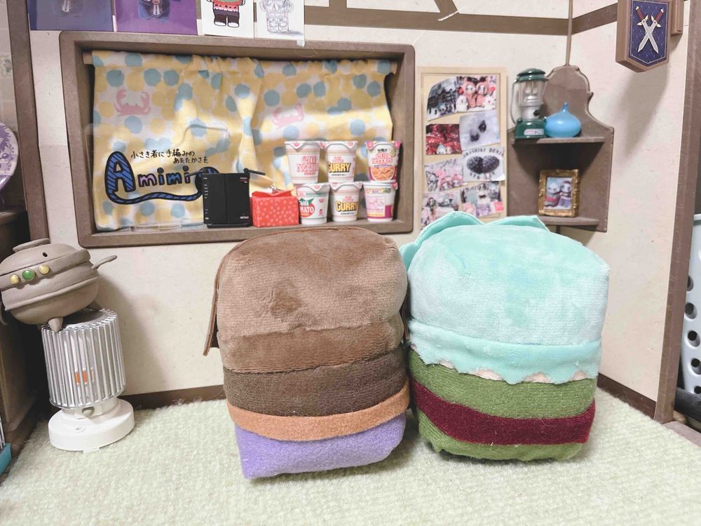 四角いぬいを作ったりしてた