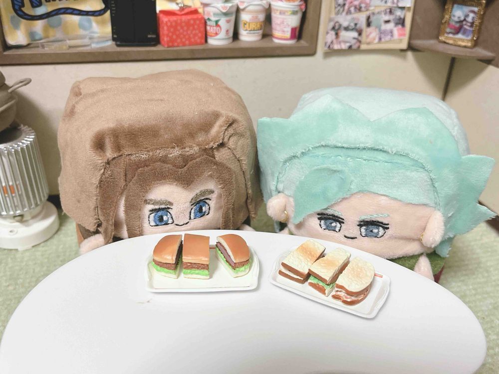 四角いぬいを作ったりしてた