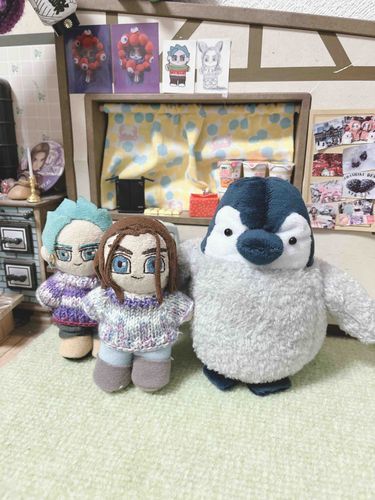 動物のぬいぐるみとかも作りはじめた