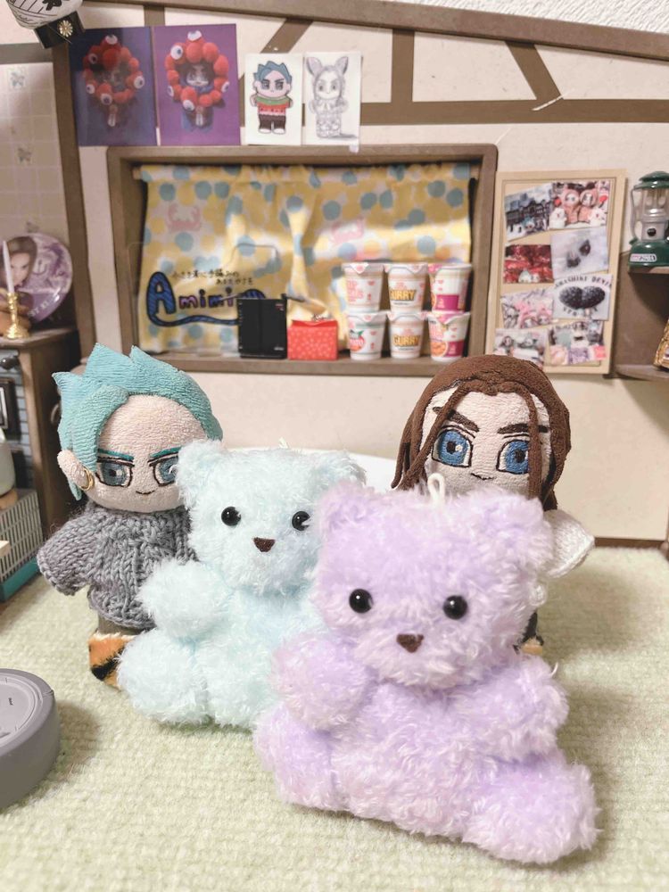 動物のぬいぐるみとかも作りはじめた
