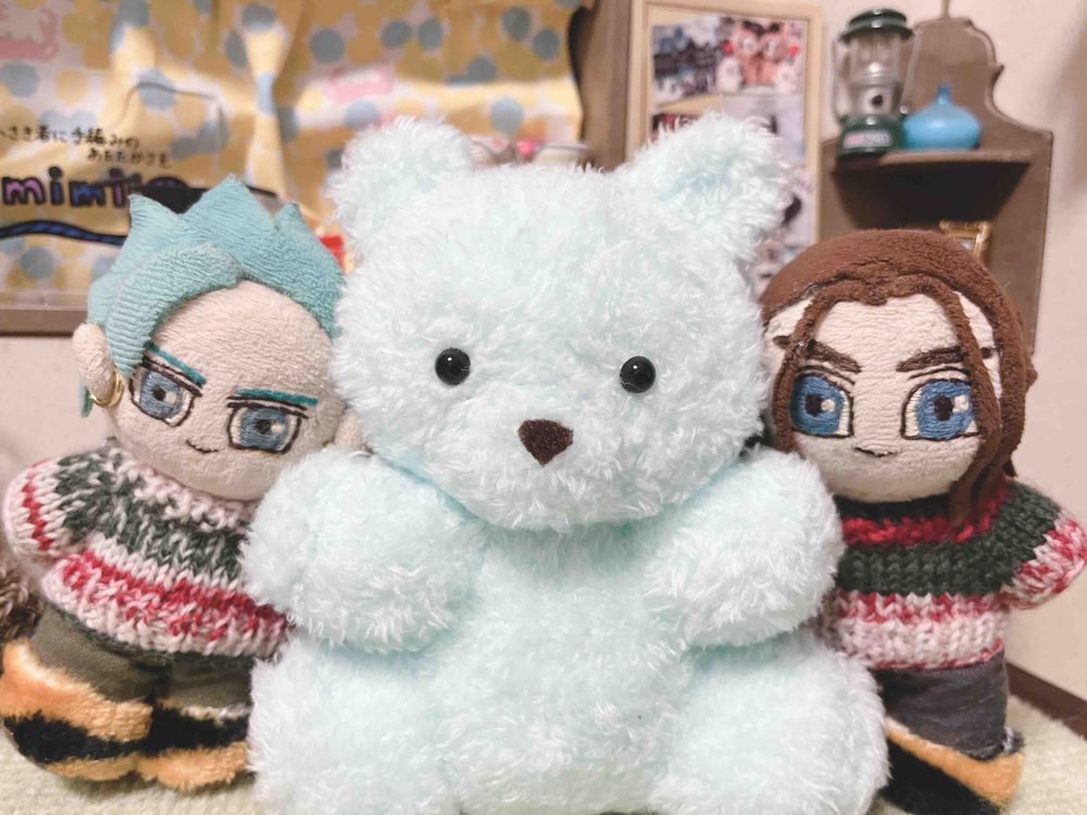 動物のぬいぐるみとかも作りはじめた