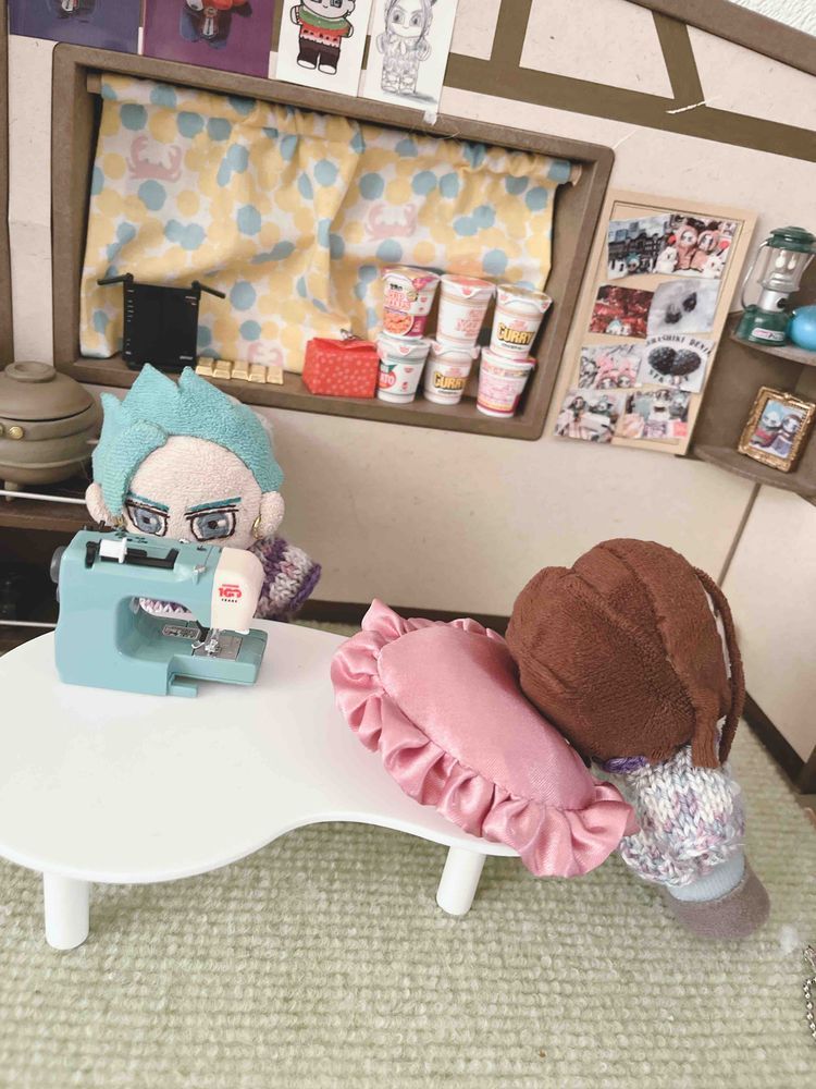 セリアの枕、めっちゃ可愛い🩷