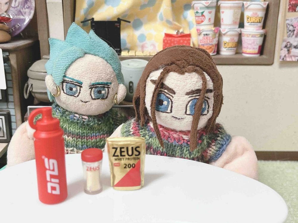 悲しいことがあったのでぬいちゃんをマッチョにした