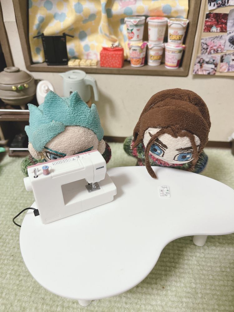新しいミシンを買いました🪡
これでカタタタタ…としていく