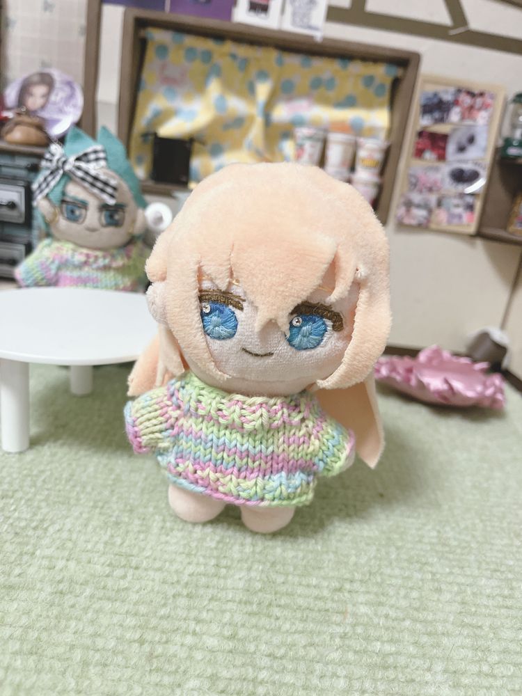 春セーターを試作した☘️🌸