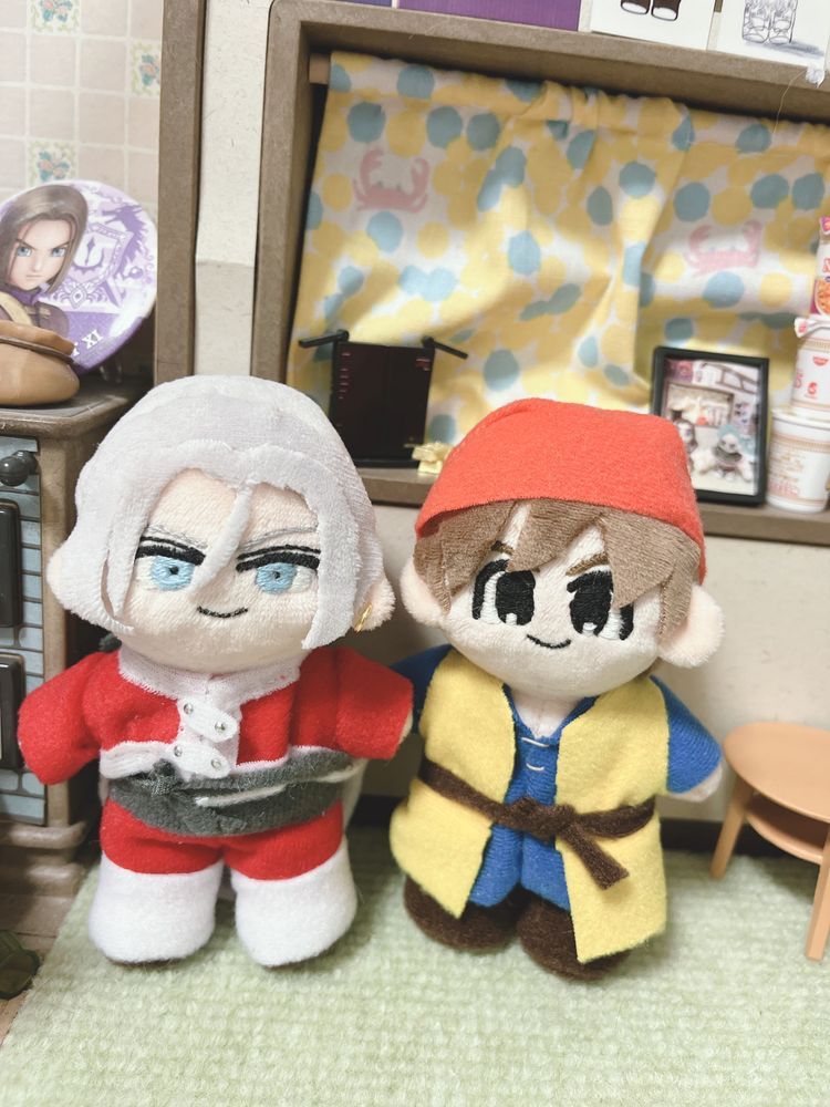 ククールとエイトのぬいを作ったよ